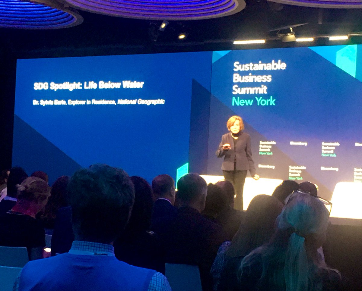 “Sustainable business is just a dream if we don’t have a sustainable planet.” Oceanographer <a href="/SylviaEarle/">Sylvia A. Earle</a> gave a captivating presentation at #sustainablebizsummit