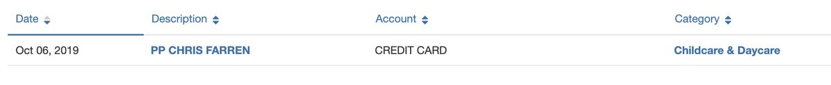 Whaines's tweet photo. @chrisfarren Apparently my bank thinks you're a childcare organization...Not far off, I suppose. https://t.co/lJsMDrqgKP