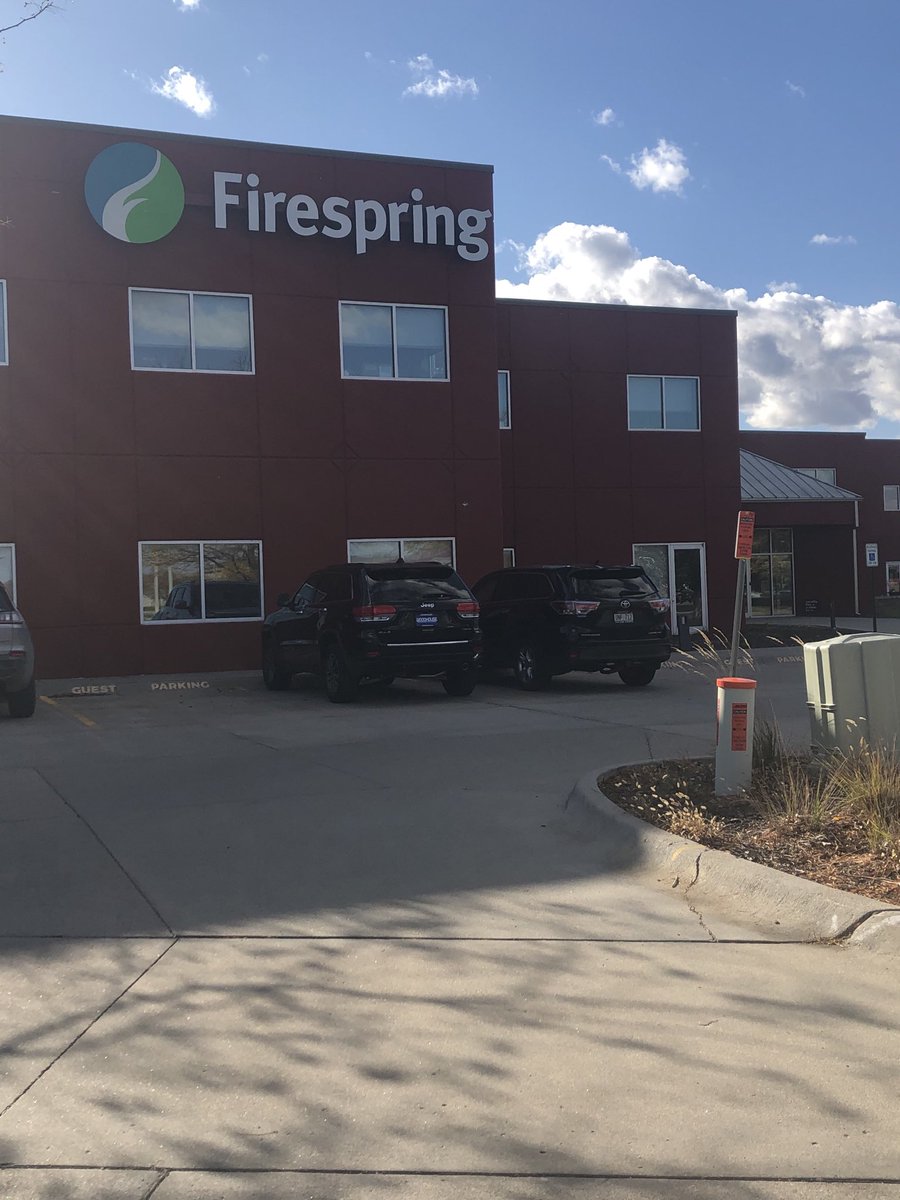 Thank you ⁦<a href="/Firespring/">Firespring</a>⁩ for the use of your facility today! Nice space!