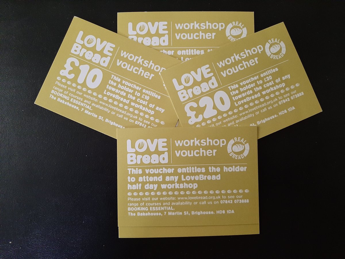 The Ideal Christmas gift for any budding baker!!!
Gift vouchers at £10 or £20. Or even better value is our full day voucher, saving 30% off, at a discounted price of £60. (valid for Lovebread workshops only and redeemable during 2020)
Interested?? email baker@lovebread.org.uk