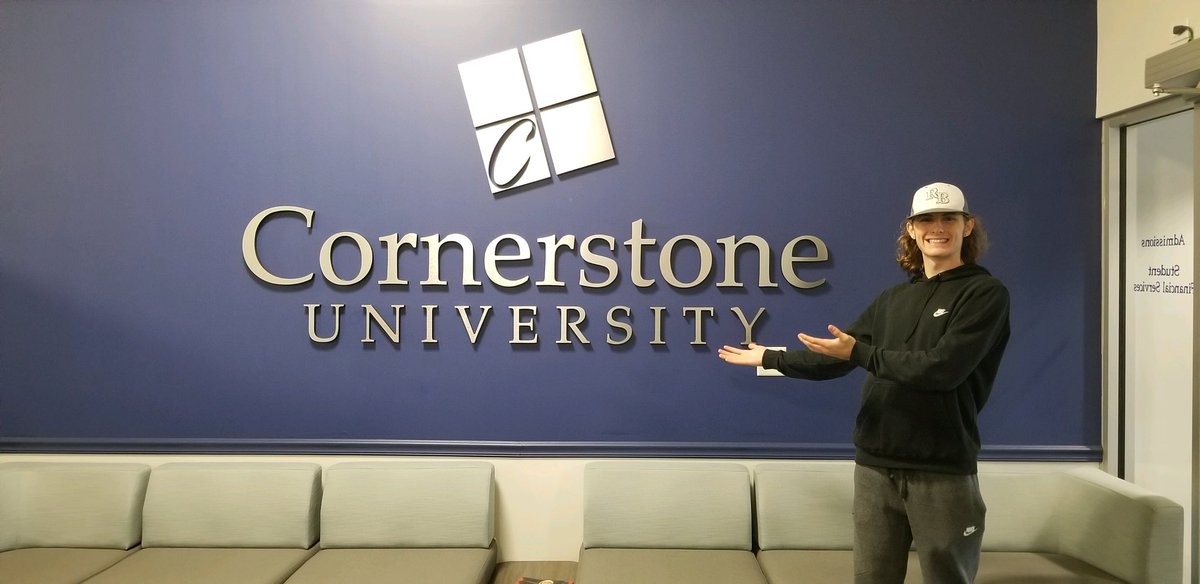 JacobZandy1's tweet photo. Thank you @CornerstoneU for the great experience on campus. Also I want to thank the coaches at Cornerstone for the invite to come see the school. Go Golden Eagles! https://t.co/EKDL2GQd6C
