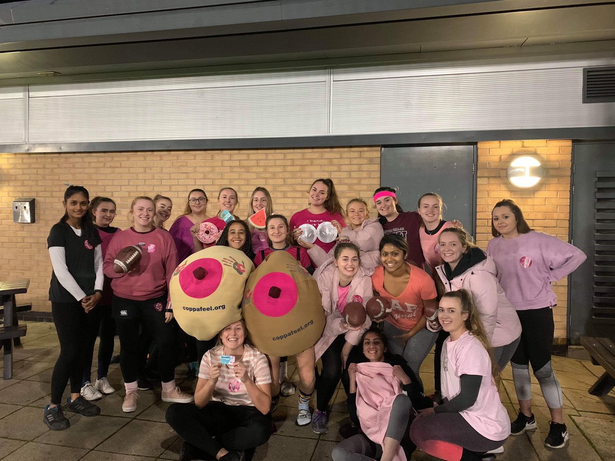 We are loving spreading awareness to a range of teams/ societies this month. Thank you to @hallam_w_warriors for having us at your all pink training session💖
#uniboobteam #sheffieldhallam #coppafeelpeople #coppafeel #grablifebytheboobs #sheffieldissuper