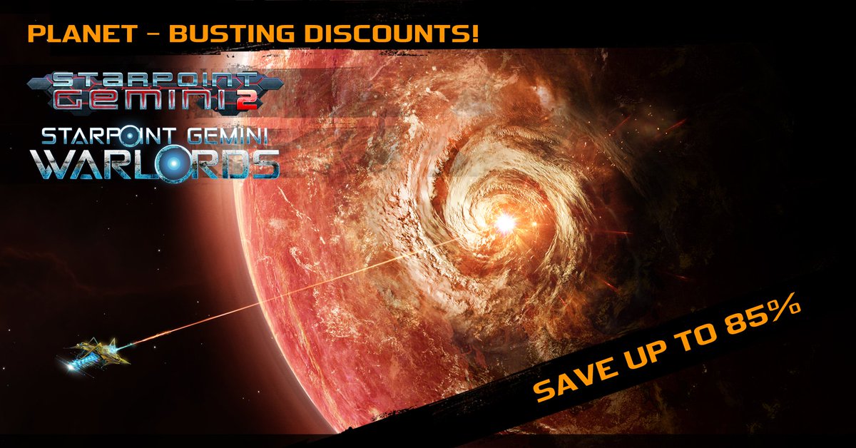 StarpointGemini's tweet image. It's almost free I tell ya ! Conquer the galaxy for a handful of bucks!

store.steampowered.com/bundle/3781/St…

#steam #sale #weeklong #indiedev #gamedev #space
