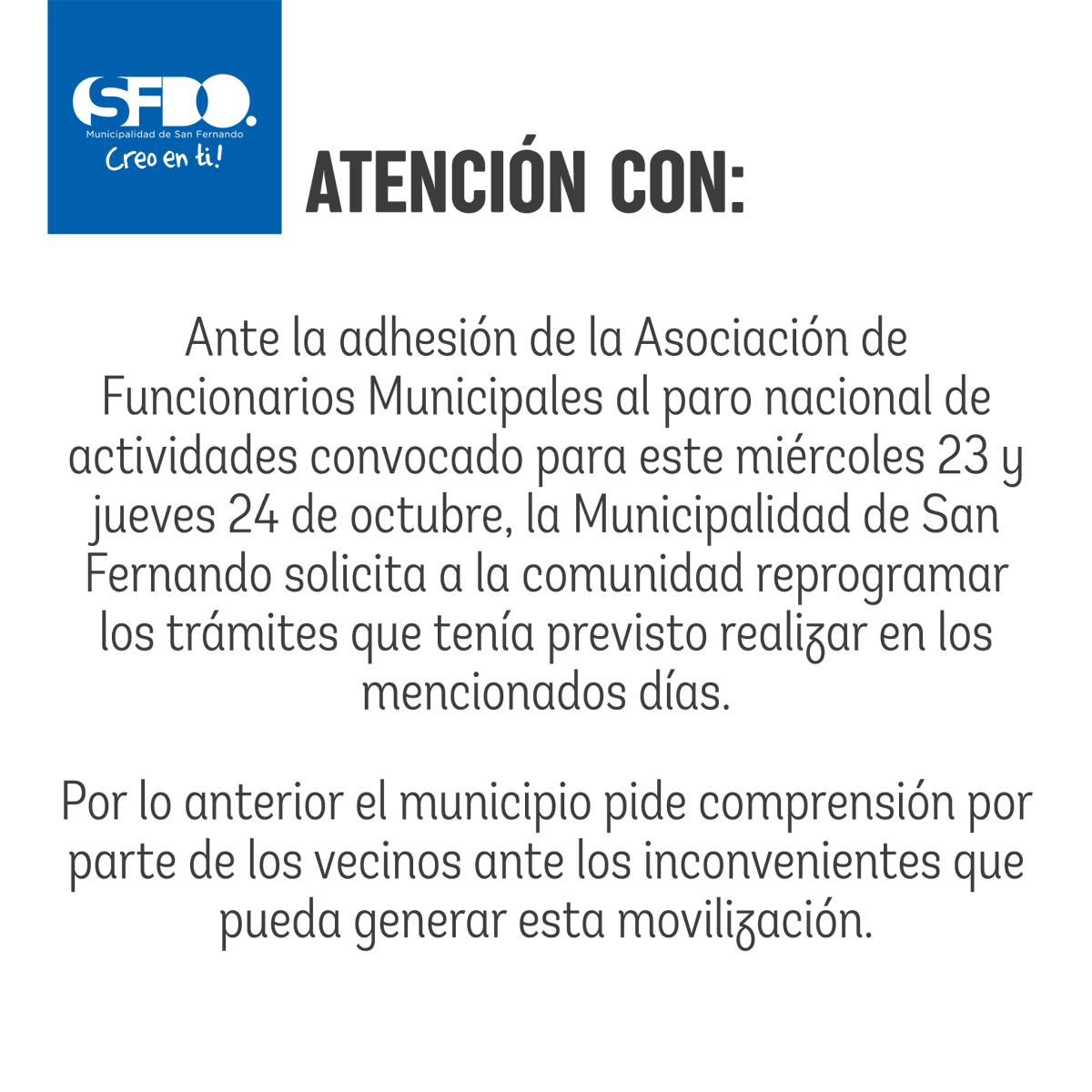 🔴 ¡Atención vecinos!
