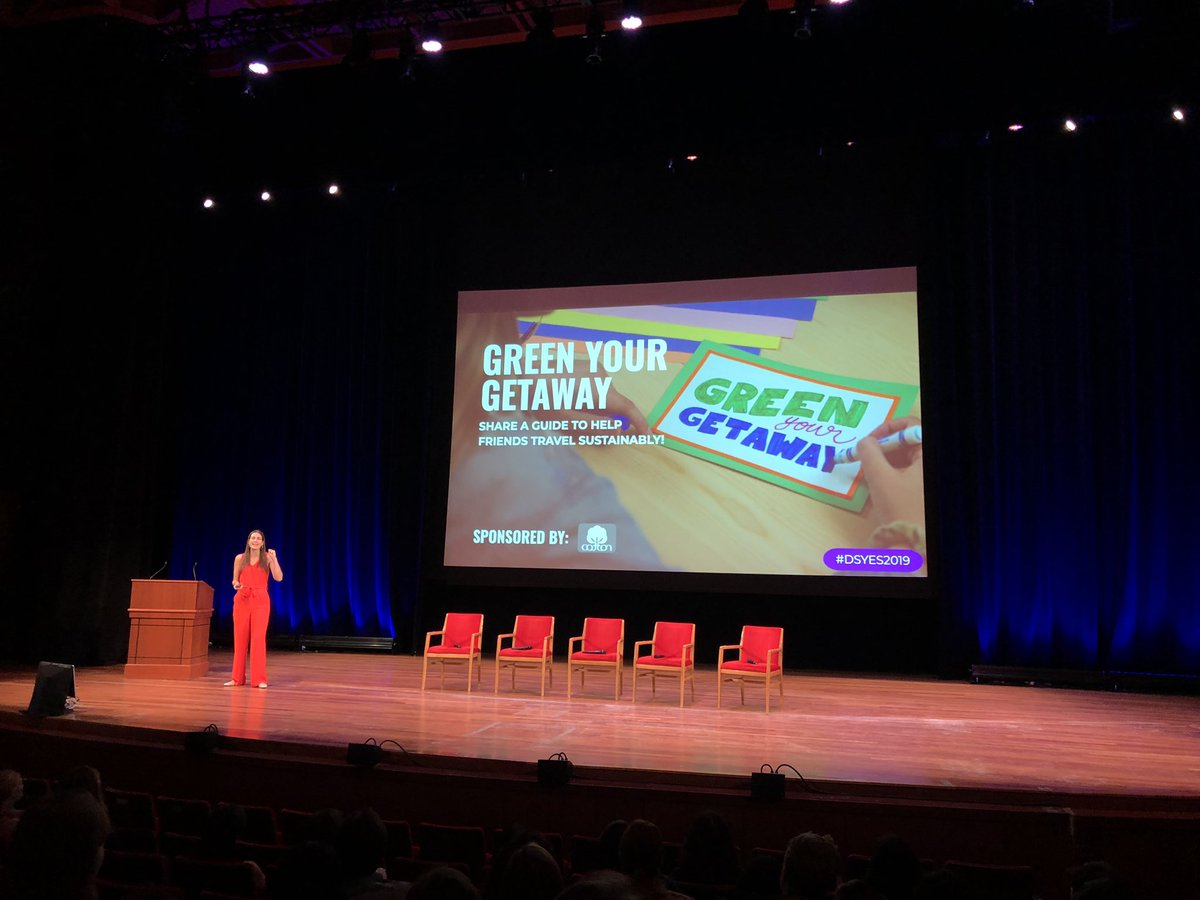 .@dosomething I knew yall were great but I love how you make commitments and hold yourselves accountable. Thanks for sharing some of your examples of supporting campaigns across the country like #greenyourgetaway and #takebacktheprom! #DSYES2019