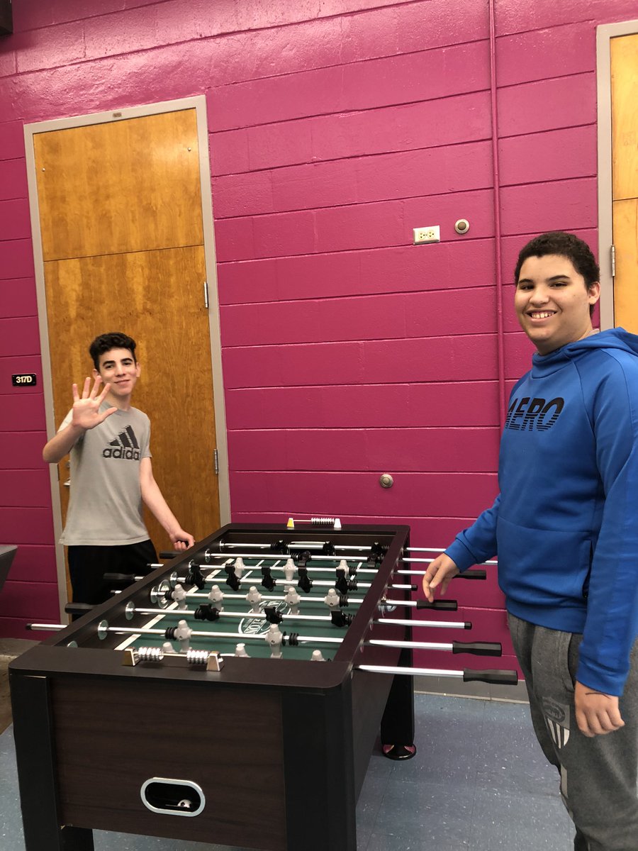 JanelleVann's tweet photo. Took a field trip down the hall to our amazing game room! Love seeing these smiles and hearing them laugh. They needed a brain break. 🥰@LHSMcCoy @LHSKleinTime @LetoHighSchool https://t.co/I0yHakKK7f