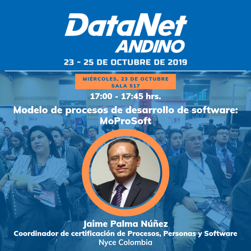 NYCE_MX's tweet image. #Colombia Te invitamos a la conferencia de nuestro experto Jaime Palma sobre la Norma #MOPROSOFT en @DataNetAndino.

Un evento dirigido para la industria #TI.

Detalles en: bit.ly/2MByQ1W