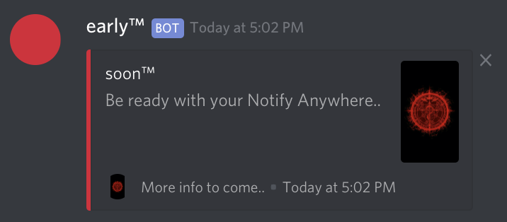 Notify tweet media
