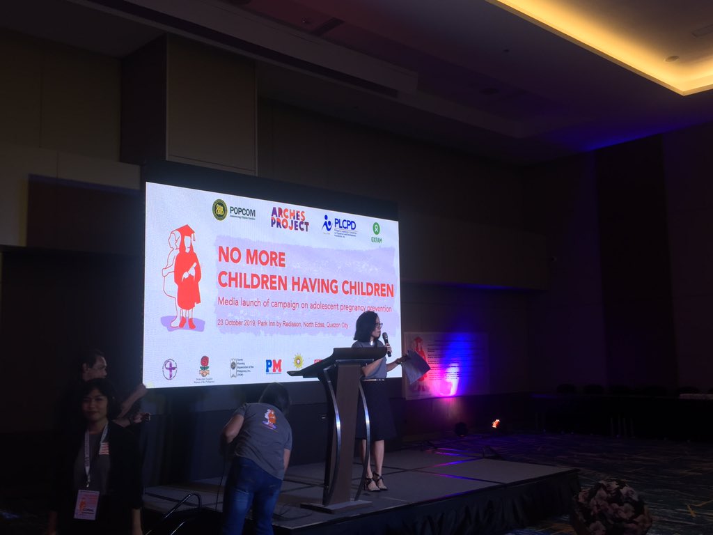 PLCPD1989's tweet photo. NOW HAPPENING
No More Children Having Children: Media launch of campaign on adolescent pregnancy prevention
#ImplementRHLaw
#ImplementCSE
#NoMoreChildrenHavingChildren https://t.co/RstvVGknJc
