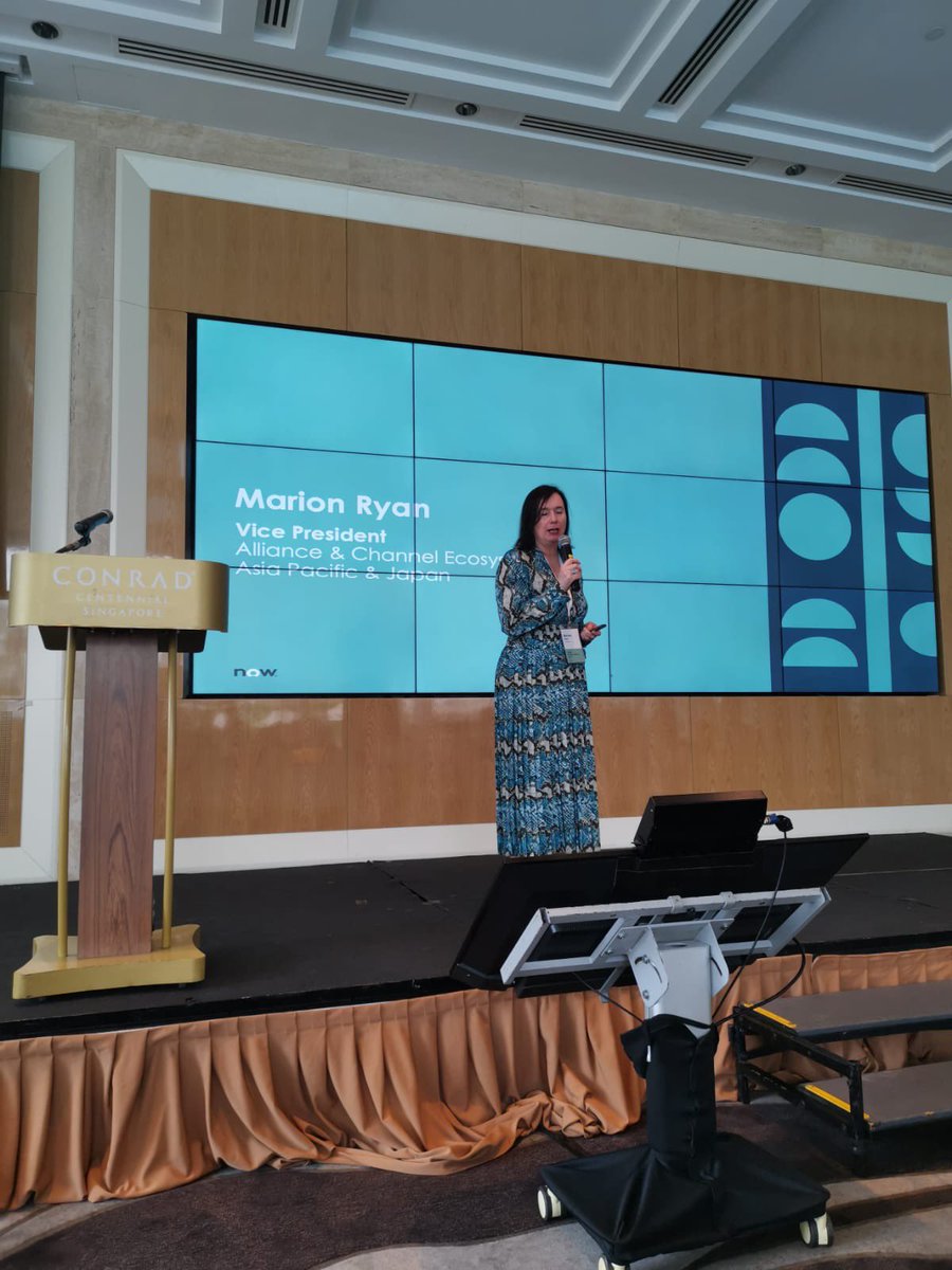 Loved my first #PartnerNow event  in Singapore @servicenow