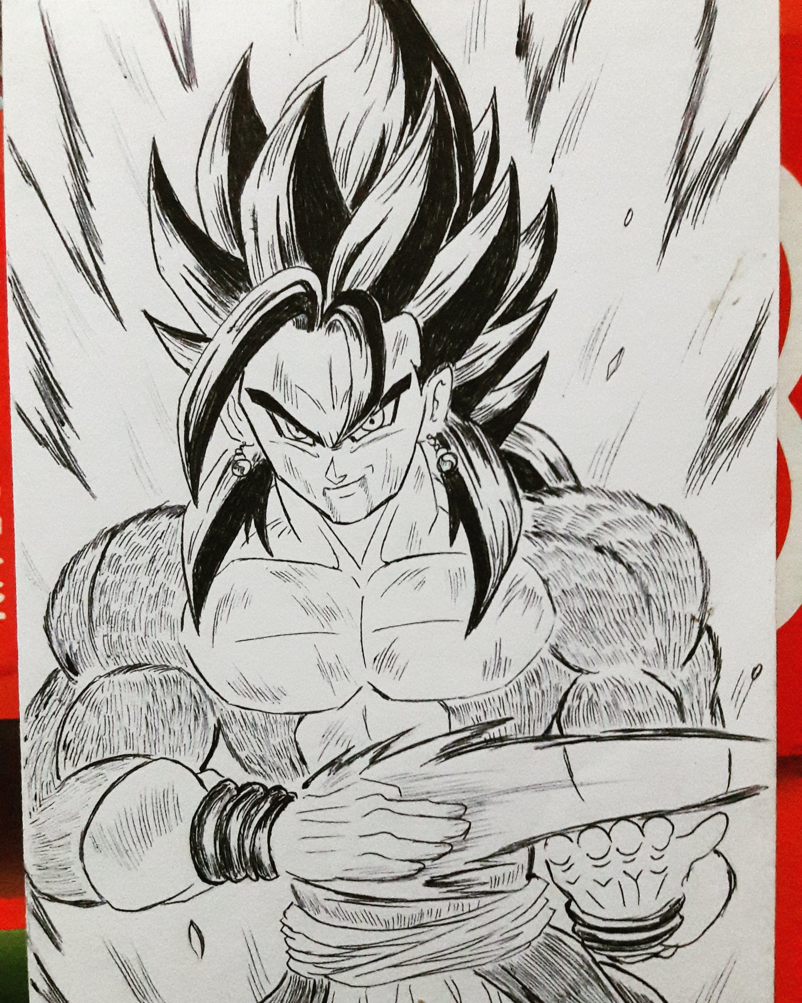 Line art Goku Vegeta Desenho Super Saiyajin, goku, branco