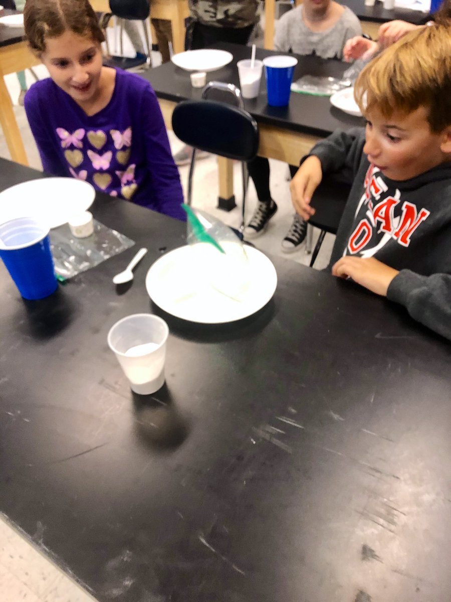 Krueger5134's tweet image. Pure excitement testing a chemical reaction! 👨‍🔬 👩‍🔬 💥 #learningthroughdoing #teamwork @MysterySci @jenru12