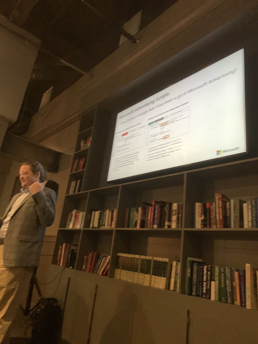 Did you know: if you copy and paste a script in from Google Ads, <a href="/MSFTAdvertising/">Microsoft Advertising</a> will automatically find and replace the Google references and update them to Microsoft Ads. <a href="/DMLouisville/">Digital Marketing Louisville</a> <a href="/sempoglobal/">SEMPO</a> #SempoLouisville