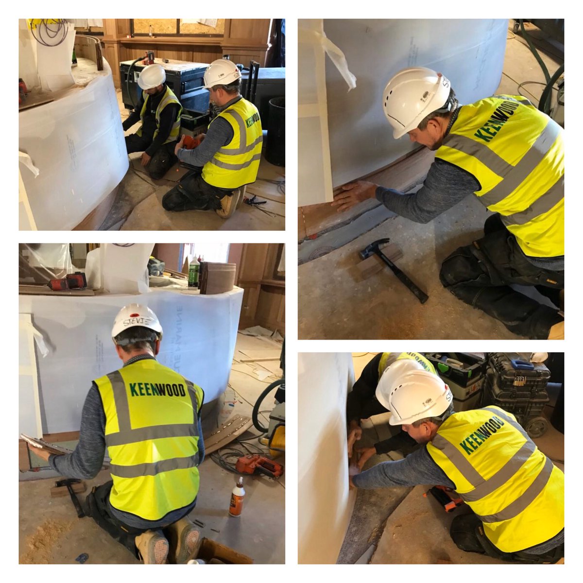 KeenwoodJ's tweet image. Teamwork in Action , Central London. Delivering Quality Craftsmanship on a daily basis to numerous commercial projects #Bespoke #JoinerySolutions #1stFix #2ndFix #DesignSupplyFit
