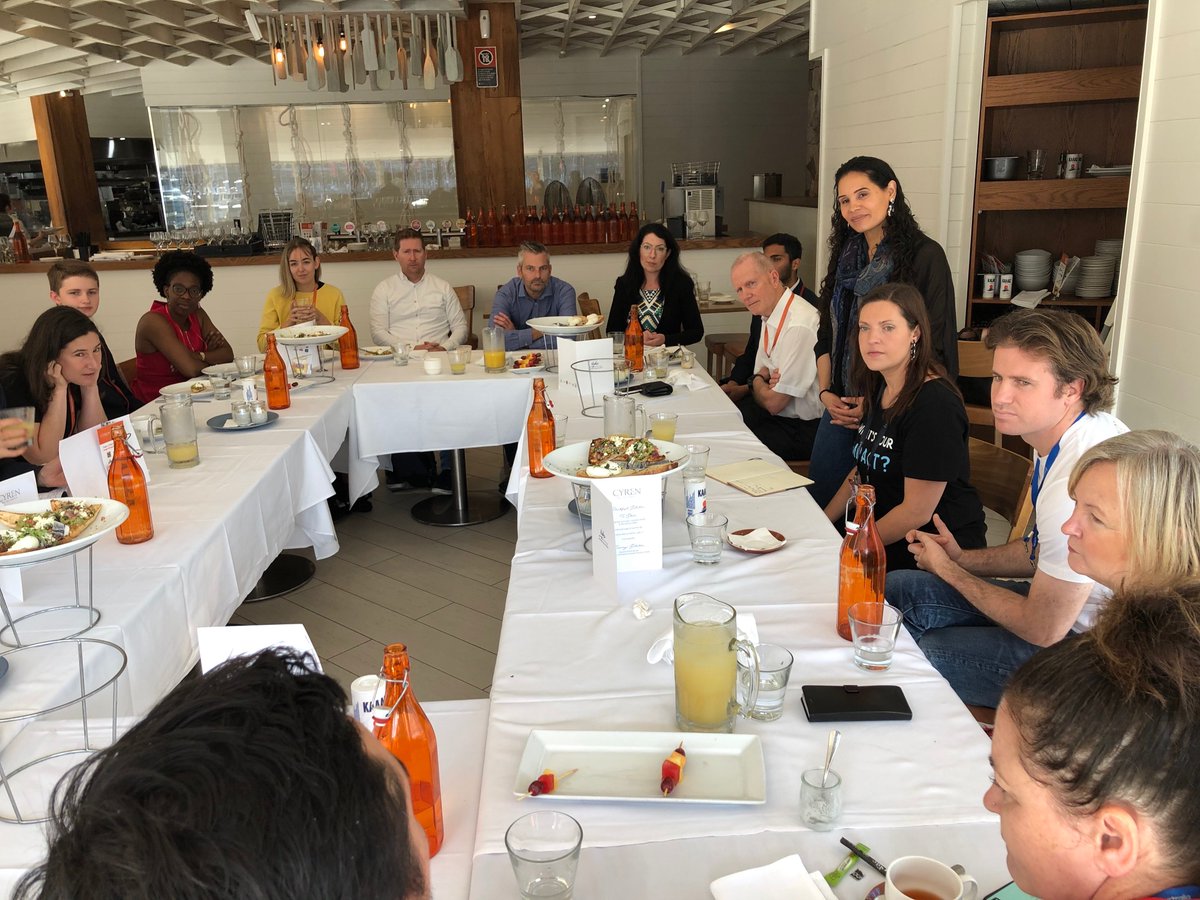 A privilege to share breakfast with education optimists as we enter day 2 of <a href="/SingularityU_AU/">SingularityU Aus</a> Summit. Thank you to host, Christyna Serrano, panel - <a href="/JanOwenAM/">Jan Owen AM</a>, Sherry-Rose Bih Watts, Dr Taddy Bletcher, Ben Wong &amp; students of Chatswood High #afuturebydesign