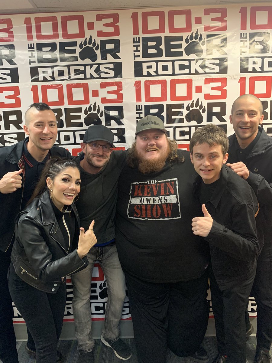 Thank you to <a href="/Interruptweets/">The Interrupters</a> for putting up with our nonsense today! Have a fantastic show <a href="/unionhall/">Union Hall Event Center</a> tonight!