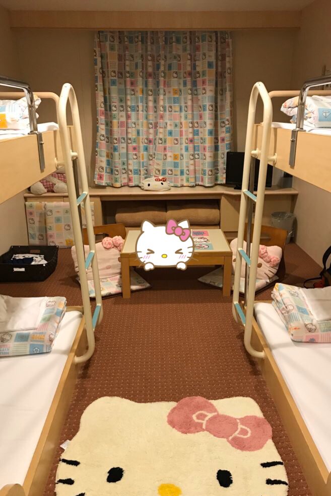 父娘ふたり旅行（1/5）
サンリオハーモニーランドへの大阪ー大分フェリー旅行でした。フェリーの2段ベッドで頭ぶつけまくり 