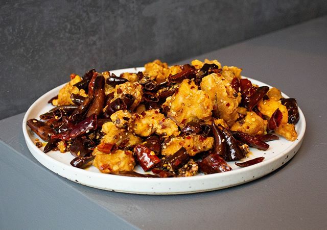 thetangnyc's tweet photo. New dish: Chongqing Spicy Popcorn Chicken. Deep-fried with just-right heat, popcorn chicken tastes crispy on the outside and juicy on the inside. What's more, this time we infuse authentic Chongqing fiery taste to it with dry chili. Get a taste of it to … https://t.co/ZNeKIk9Xpw https://t.co/rB2GLKACV7