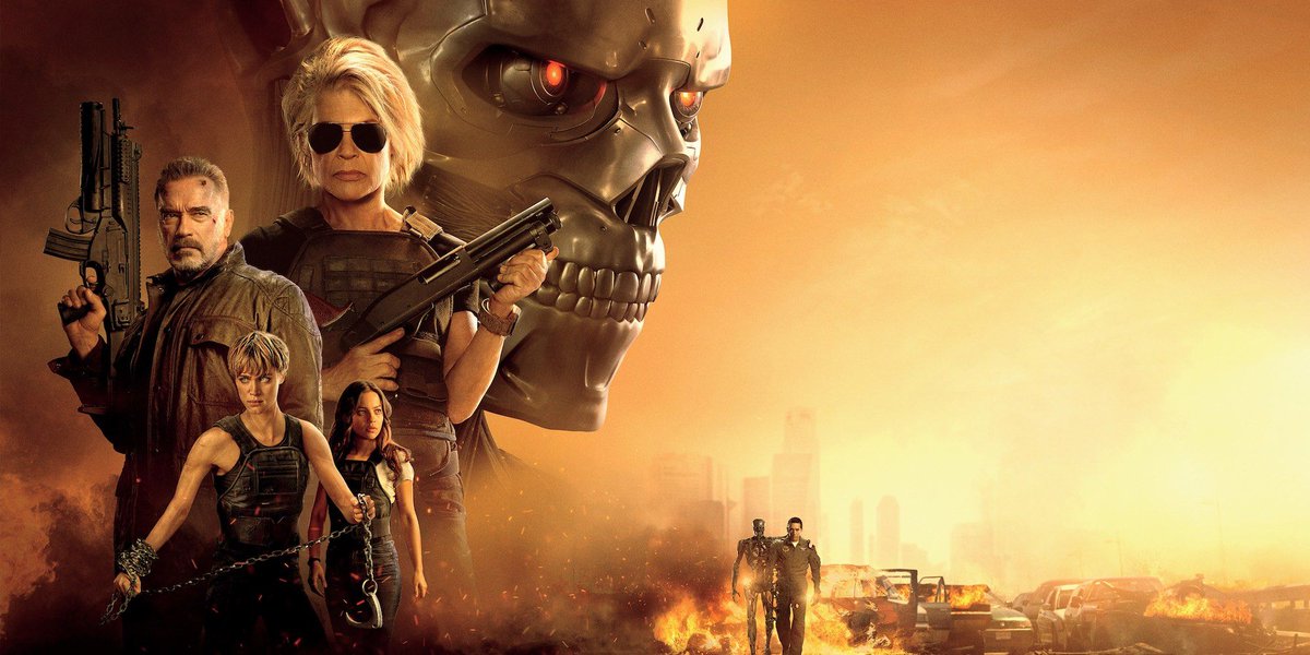 screenrant's tweet photo. The #Terminator franchise is (finally) back to form!

Read our review of #TerminatorDarkFate ➡️ https://t.co/m640u5fohA https://t.co/5v8upUyuK1
