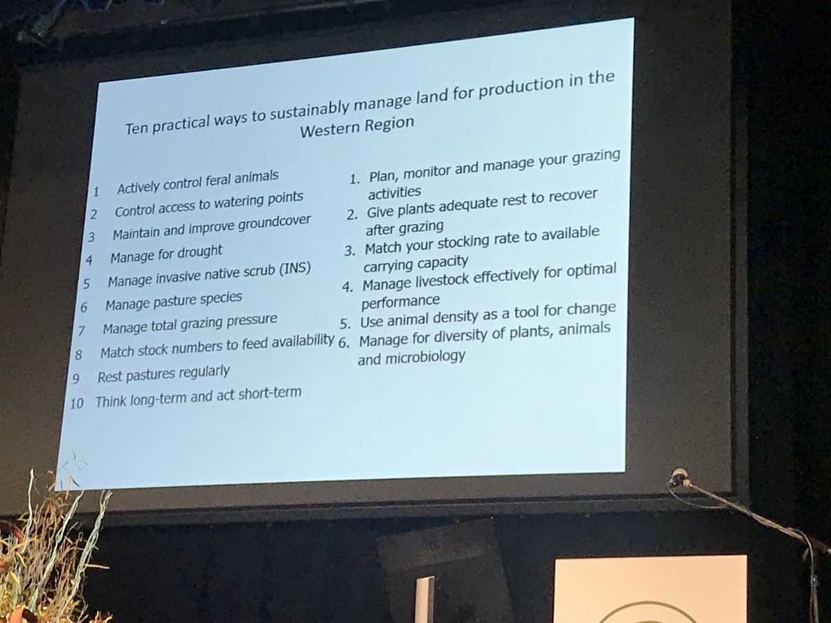 “Change the paddock between your ears before making changes on ground” 

“Love your grass more than your livestock”

“Focus on things within your control”

“We can’t make it rain but we can prepare for that rain”

Some key takeaways from #CharlieArnott at the #NSWLandcareConf
