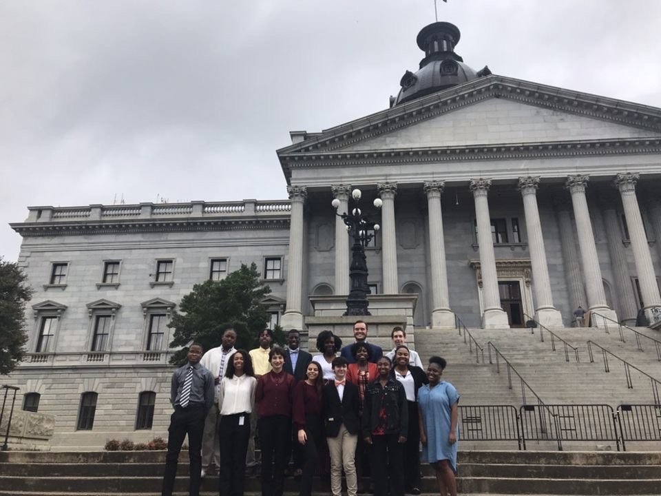 EndTRViolence's tweet photo. @USCLawProBono Thank you! We are so appreciative of everyone who supports our advocacy work: @RVHSScholars @nwalkerliteracy @mr_nuzum @MiaforSC @MPowersNorrell @KatrinaShealy @bethbernsteinsc to name a few. Today began the next leg of the journey to getting Sierra’s Law passed. We’re ready. https://t.co/9rMUfcIoHF