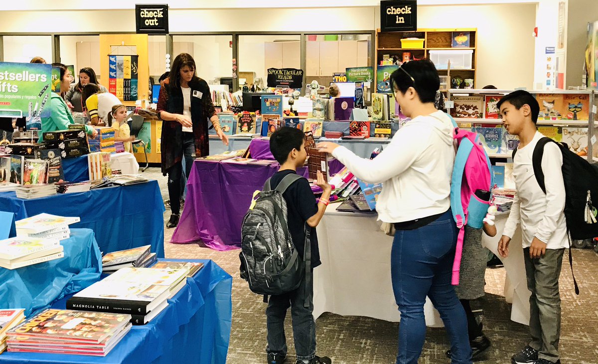 MsGreenReads's tweet photo. @IsbellPride families are having a great time shopping together at the @Scholastic Book Fair this week! #snowmuchtoread #IsbellReads https://t.co/RQP8lbawEs