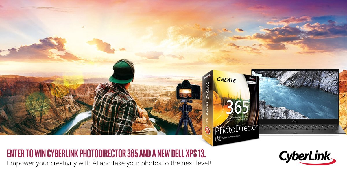 We teamed up with <a href="/Intel/">Intel</a> to give you a chance to win a copy of PhotoDirector 365 and a new Dell XPS 13, powered by the newest 10th generation Intel Core i7 processor!

Enter now!
create.intel.com/cyberlink/cont…

#photodirector #intel #dell #contest #prize  #enternow