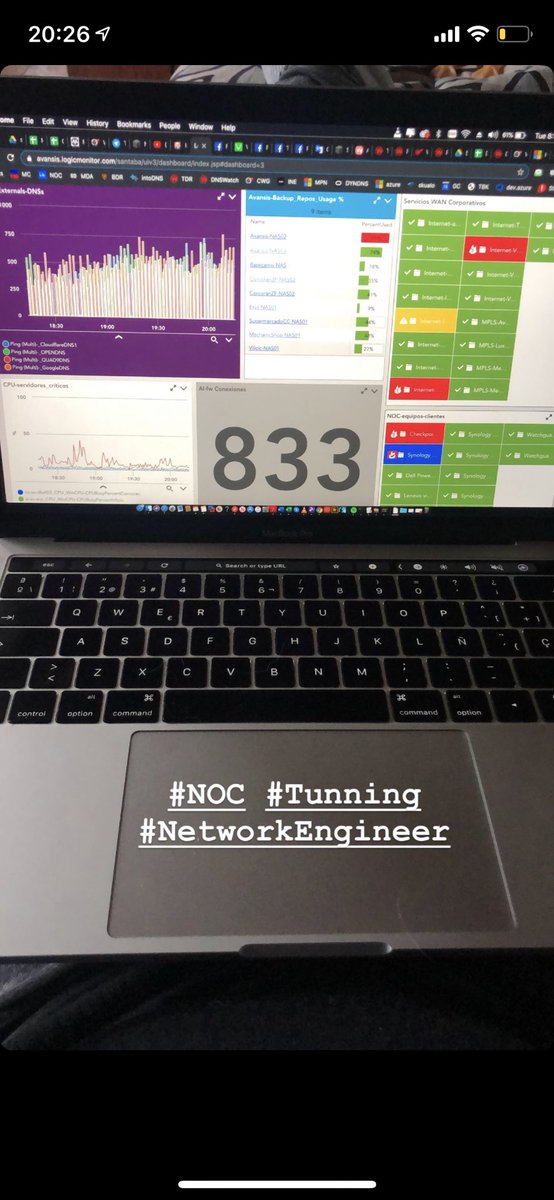 ivanemzc's tweet image. Optimizando el main dashboard de nuestro NOC #Logicmonitor #NetworkEngineer #Ops #vNetworkOperationsCenter