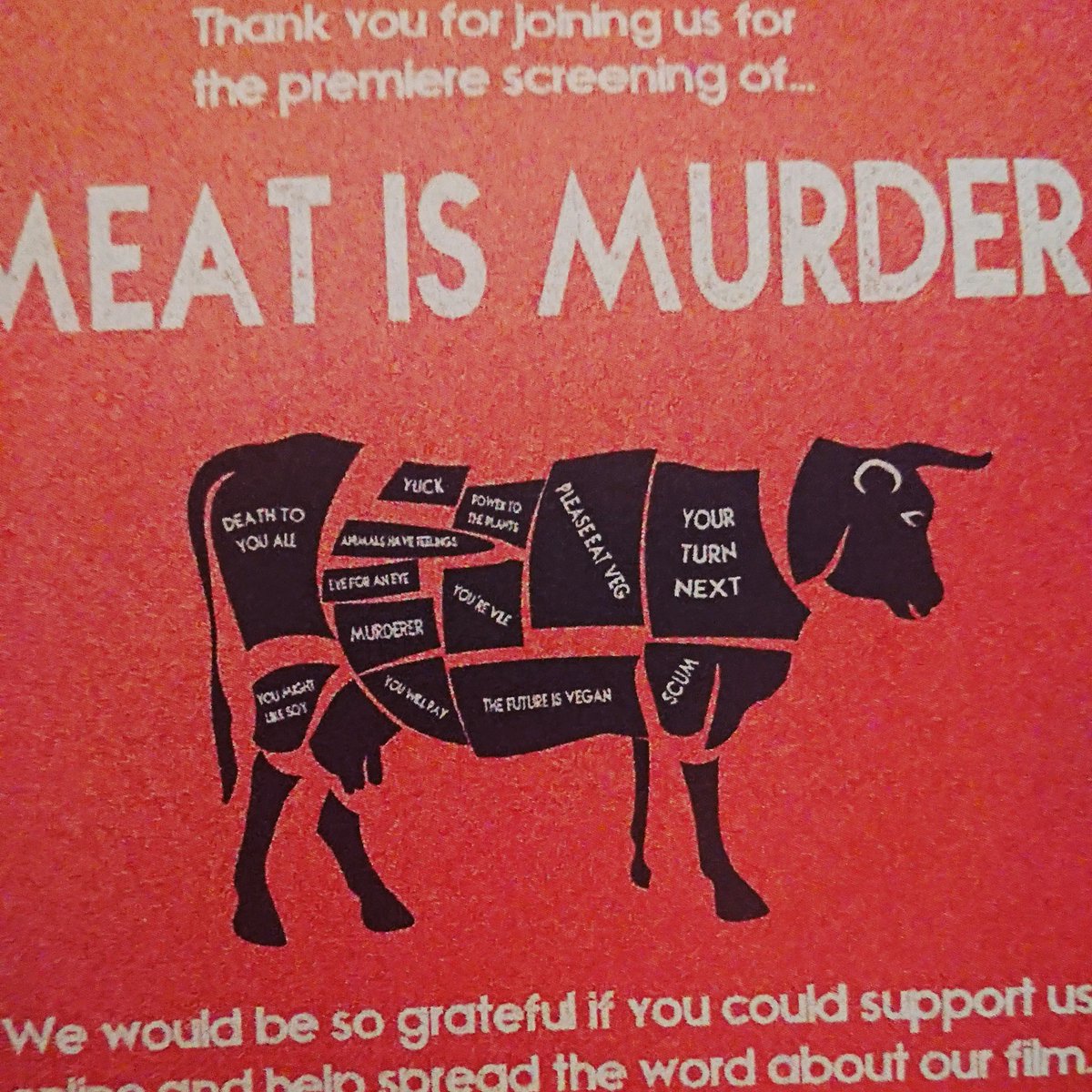 Lou_Amos's tweet photo. Fabulous fun @MeatIsMurder13. Hugely enjoyed this preview. Dark, witty and well executed. And full of my previous students!!! @MaryJTillett @TrishaPetrassi @colinsavageuk @AdamPFitzgerald @Anmol_Sharma27 @christina_orman @harrietearleactor &amp; other fab actors. Well done to all!!! https://t.co/BOp1NmS61I