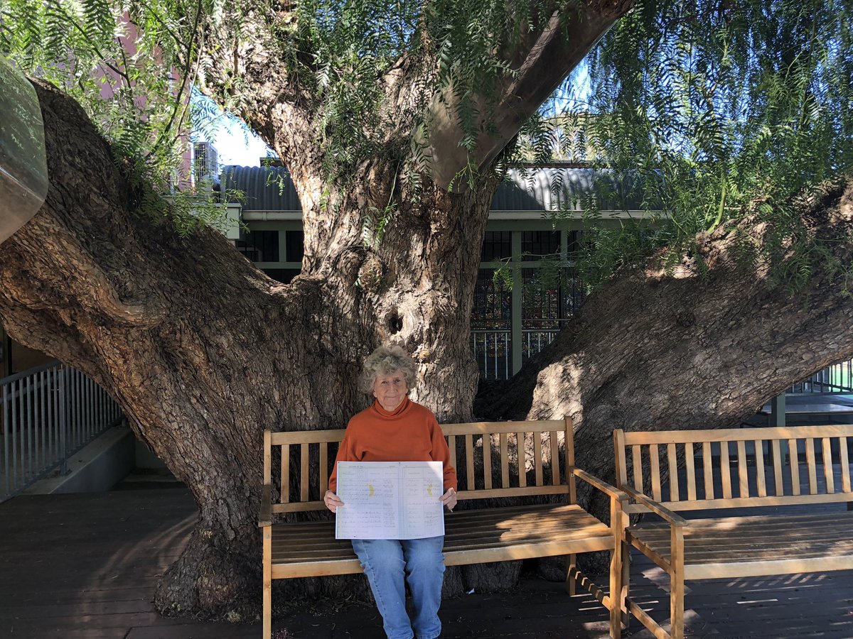 StAlscaulf's tweet photo. Please meet Iris, a past student of St Aloysius. Her father John Casey was the 23rd student to be enrolled 100 years ago ! 
Iris has many wonderful stories about her time here. Come and meet her at the reunion on the 16th of November. #CEM https://t.co/z7BMmc3Tnz