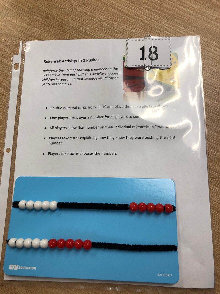 DilleSydney's tweet photo. In our Elementary Math Methods class we were able to use different manipulatives. The Rekenrek encourages students to build numbers in groups of fives and tens. This activity allows students to chunk and combine numbers instead of just counting one by one. #411MNSUF19 https://t.co/6Hbnw1Z2nD