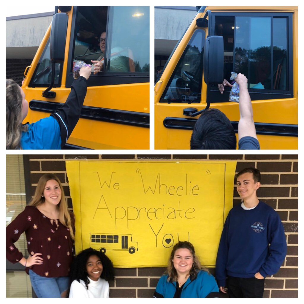 A big shout out to our bus drivers📣. We appreciate all you do!  Make sure to give a special thanks to your bus driver this week!!
#NationalSchoolBusDriverDay