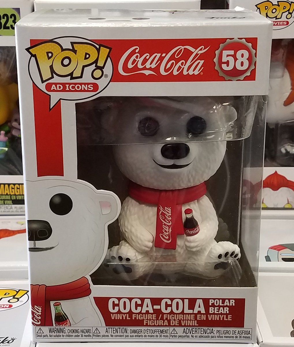 ComicVault_713's tweet photo. Coca-Cola Polar Bear FunkoPOP
.
.
.
#funko #pop #funkopop #cocacola #polarbear #popadicons #vinylfigure #collectthemall #thepolarbears #cocacolapolarbears #coke #alwayscocacola #openhappiness #houston #comicbookstore #houstoncollectors #toyhunter #popcollector #funkocollection https://t.co/iTlRnhzZLr