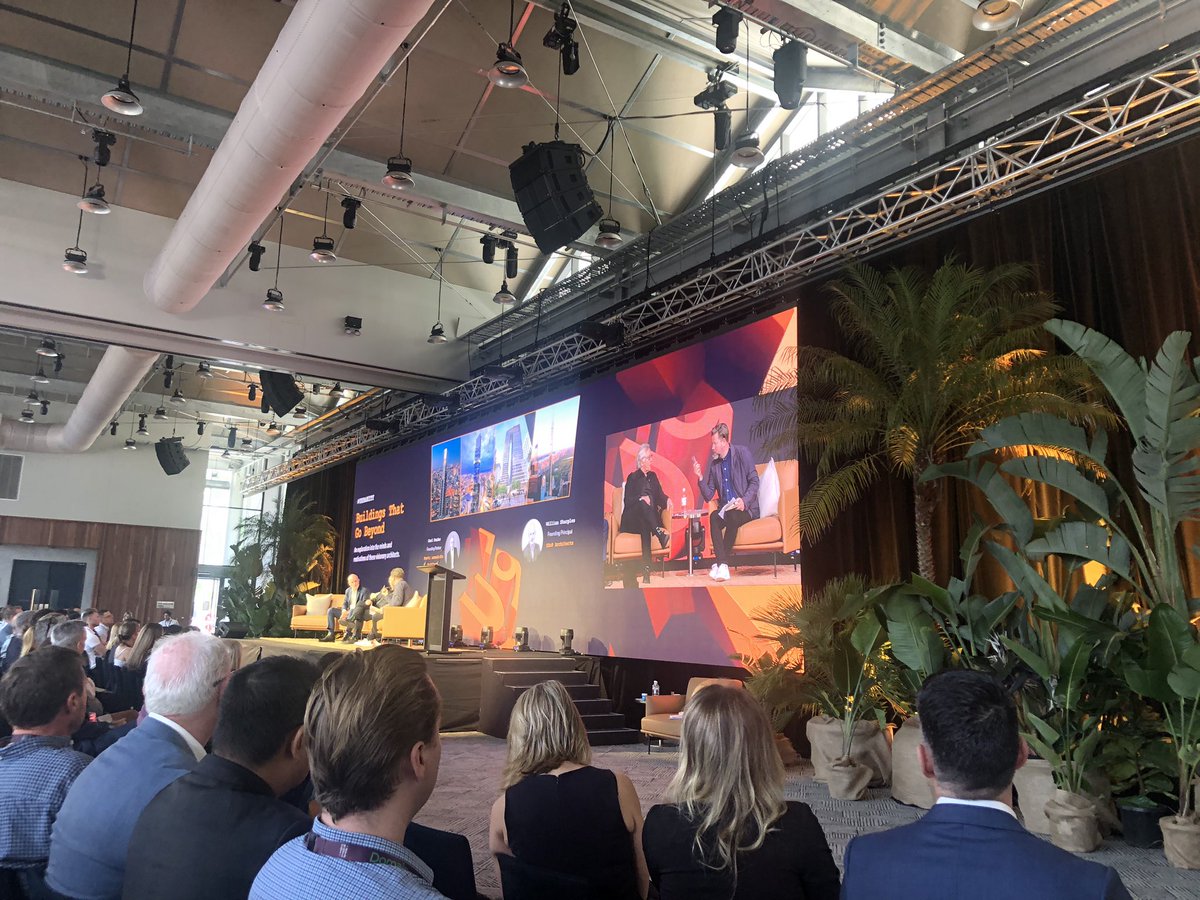 Hearing from luminary Australian architect Karl Fender and Bill Sharples from <a href="/SHoPArchitects/">SHoP</a> on buildings that go beyond #urbanity
