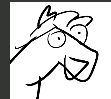 this is supposed to be a horse. scribbly boards am i right 