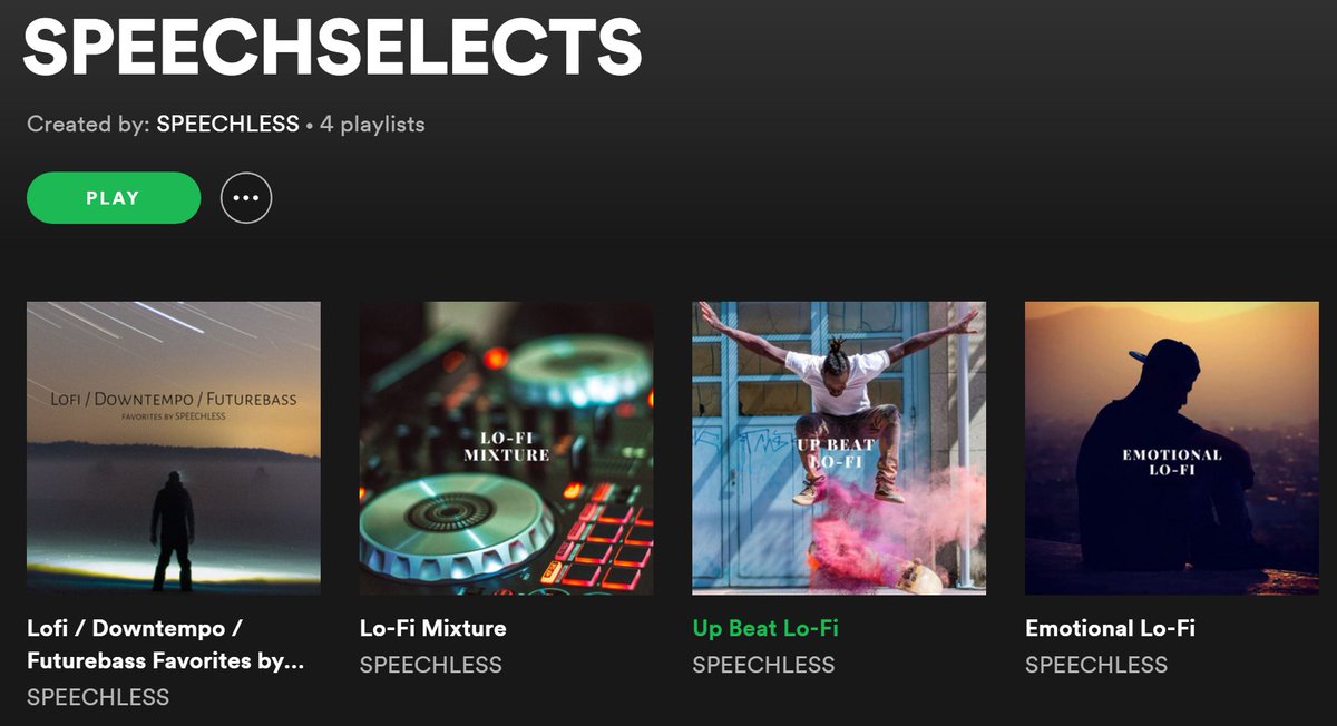 #LOFI spotify playlist revamped and ready for submissions! ok, this time i made it easier to submit, just email SPEECHSELECTS@GMAIL.COM  and if i dig it ill add to the playlists! Main playlist has over 1500 followers so be sure to follow all 4 and share! #spotify #submission