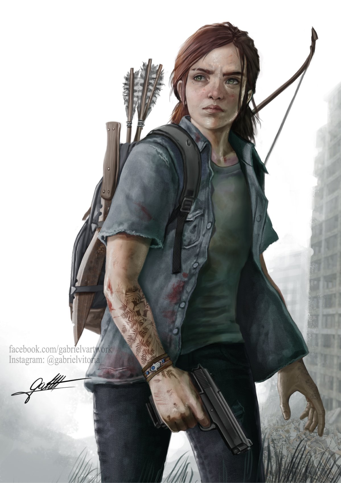 Ellie The Last of Us Part II Transparent by StayPlaytion on DeviantArt