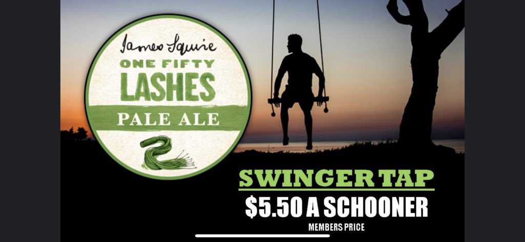ClubPPoint's tweet image. Swinger Tap; at your little local! #beer #hgb #cometothebowlo