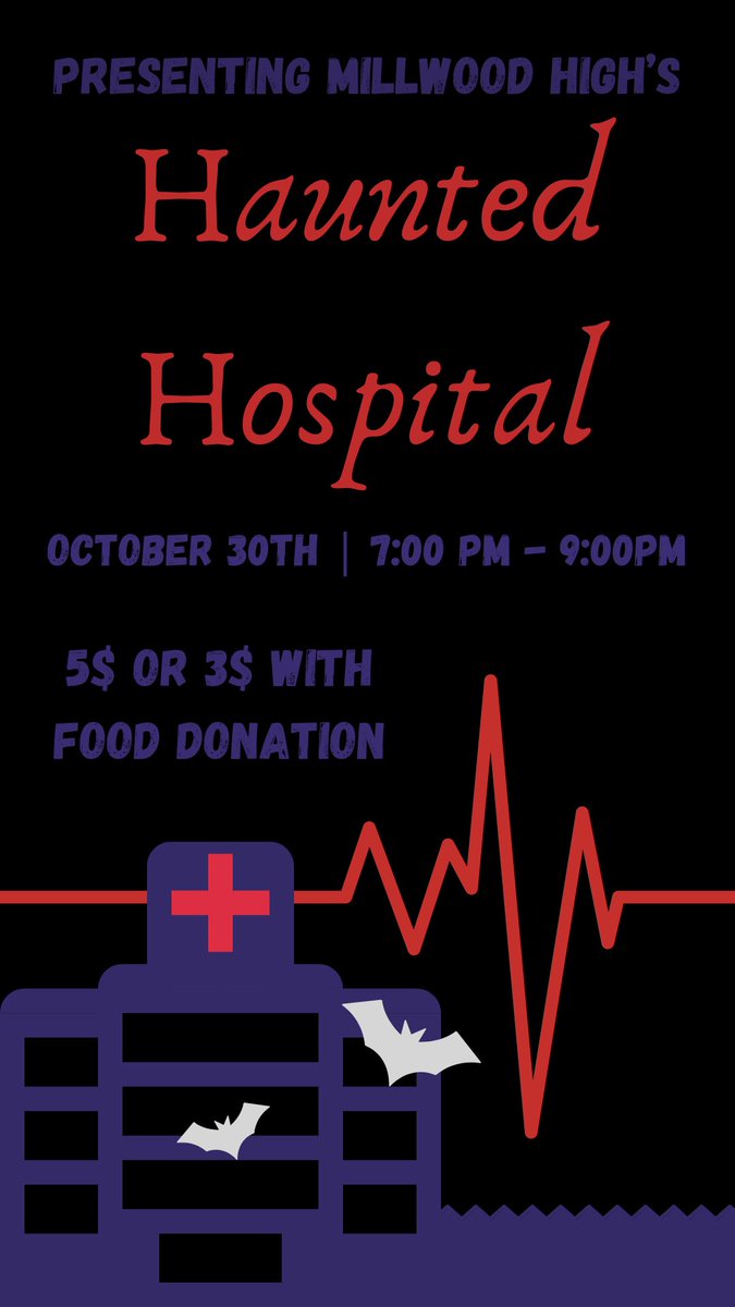 CouncilMillwood's tweet photo. For the second year in a row, council is putting on a haunted house, this years theme is haunted hospital. Make sure to grab your friends and head on down October 30th https://t.co/UxRiQGOgyW