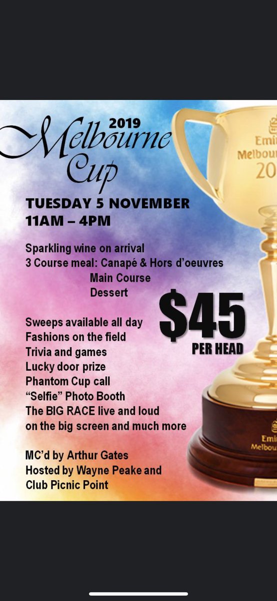 ClubPPoint's tweet image. DOUBLE HEADER OF MELBOURNE CUP CARNIVAL GOODNESS.. #MelbourneCup #calcutta @tabcomau #cometothebowlo