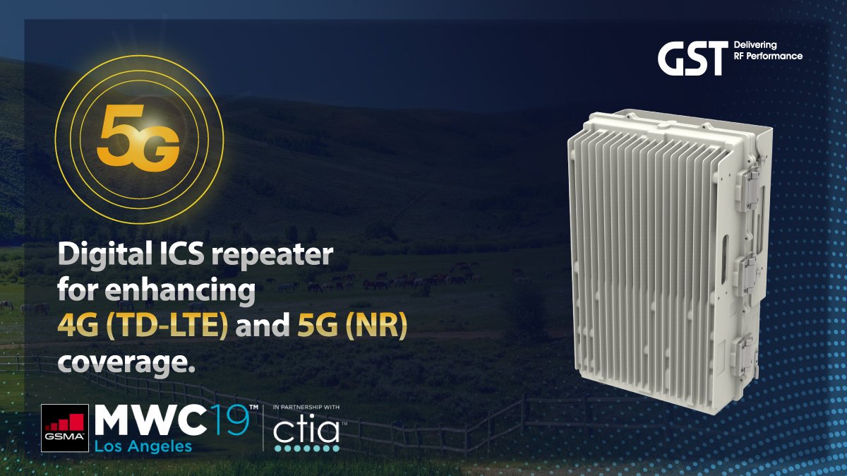 How to improve coverage in rural areas in the most effective way? Meet us at MWC19 Booth W.5320 and learn about ICS repeater for enhancing 4G (TD-LTE) and 5G (NR) coverage. 

#GST #MWC19 #DAS #ICS #5G #ICElite #Sprint5G