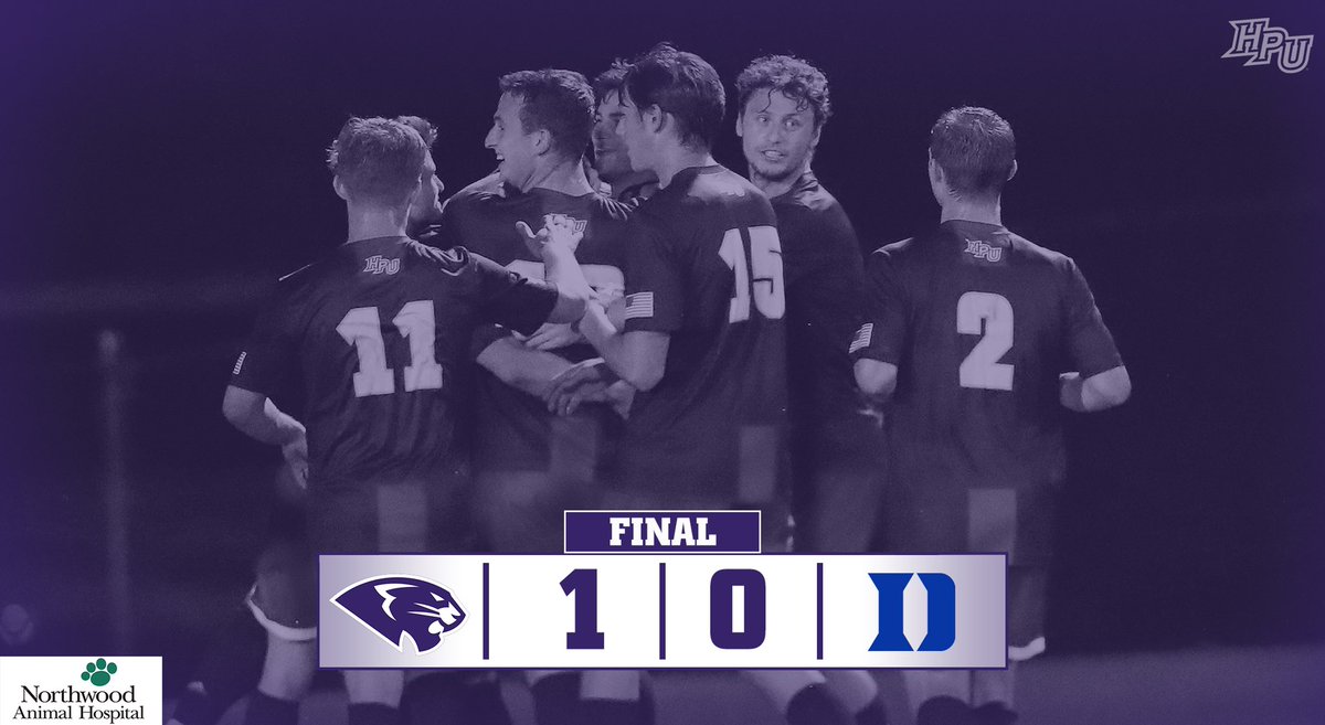 Our second year leaving Duke with a win! 😎

#GoHPU