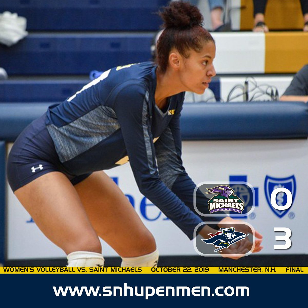 RECAP: @PENMENvball Makes it Three Straight with Three-Set Win Over Saint Michael's snhupenmen.com/x/orvww