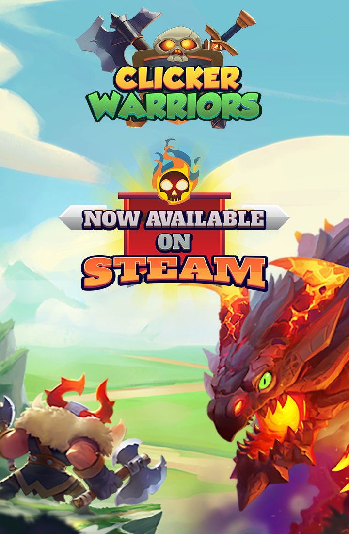 Clicker Warriors no Steam