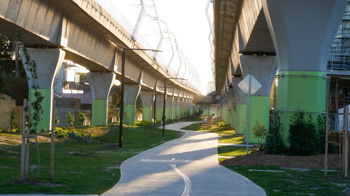 ConsultAus's tweet photo. Congratulations to Sustainability in Design Gold Winner Aurecon with WSP for Caulfield to Dandenong Level Crossing Removal Project #consultausawards https://t.co/YBhnah6Mxj