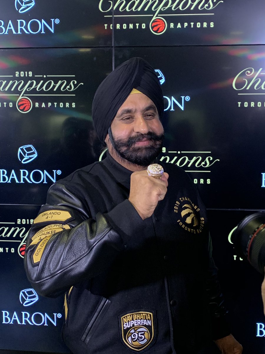 superfan_nav's tweet image. I don’t know how to put this in words. Thank you to the greatest organization  in sports for how much they care about their fans. I accept this championship ring on behalf of every @Raptors  fan across the globe. Words do not express what this means to me.
