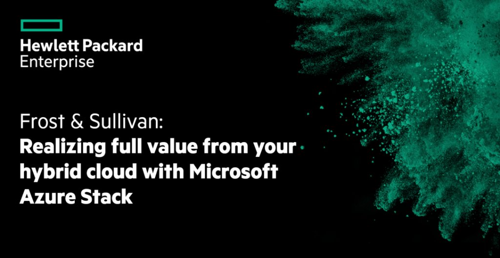 HPE_GreenLake's tweet photo. Looking to maximize the value of your #HPEAzureStack solution? This Frost &amp; Sullivan analyst report has got you covered! Learn how to tame your #ITmonster. https://t.co/PPxUHV49Zr #HPEMSFT #hybridcloud https://t.co/MLjCuuluYI