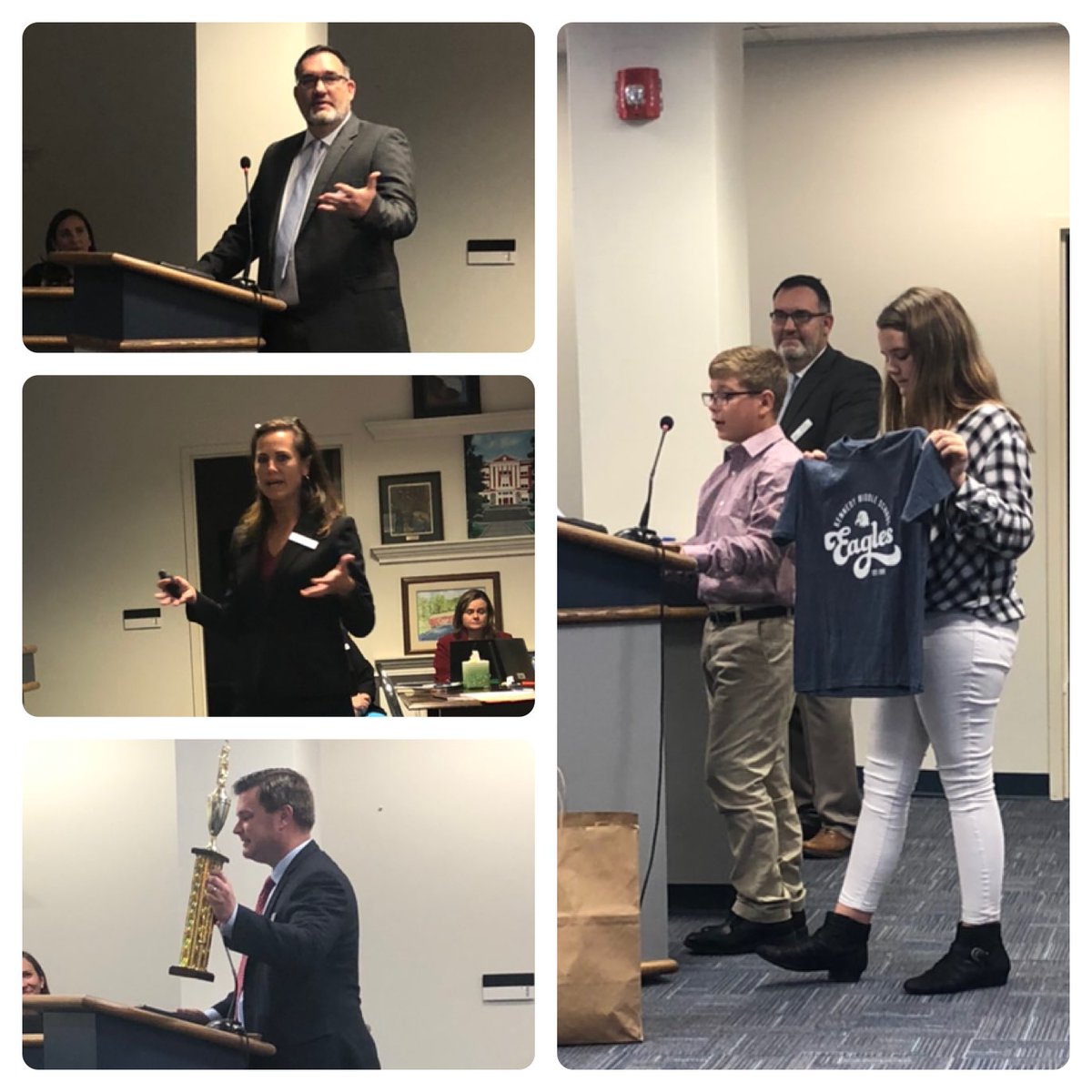 Kennedy proudly showcased what makes us such a great school <a href="/AikenPublicSch/">AikenCoPublicSchools</a> Board Meeting tonight. We afford our Ss so many great opportunities &amp; have high expectations for all of our eagles. Watch us lead (and achieve!) #talonsout <a href="/DrRyanAshley/">Dr. Ryan Ashley</a> <a href="/harting_jeff/">GØŔ°ÐŒŊ</a>  <a href="/CarlaDupert/">Carla Dupert</a>