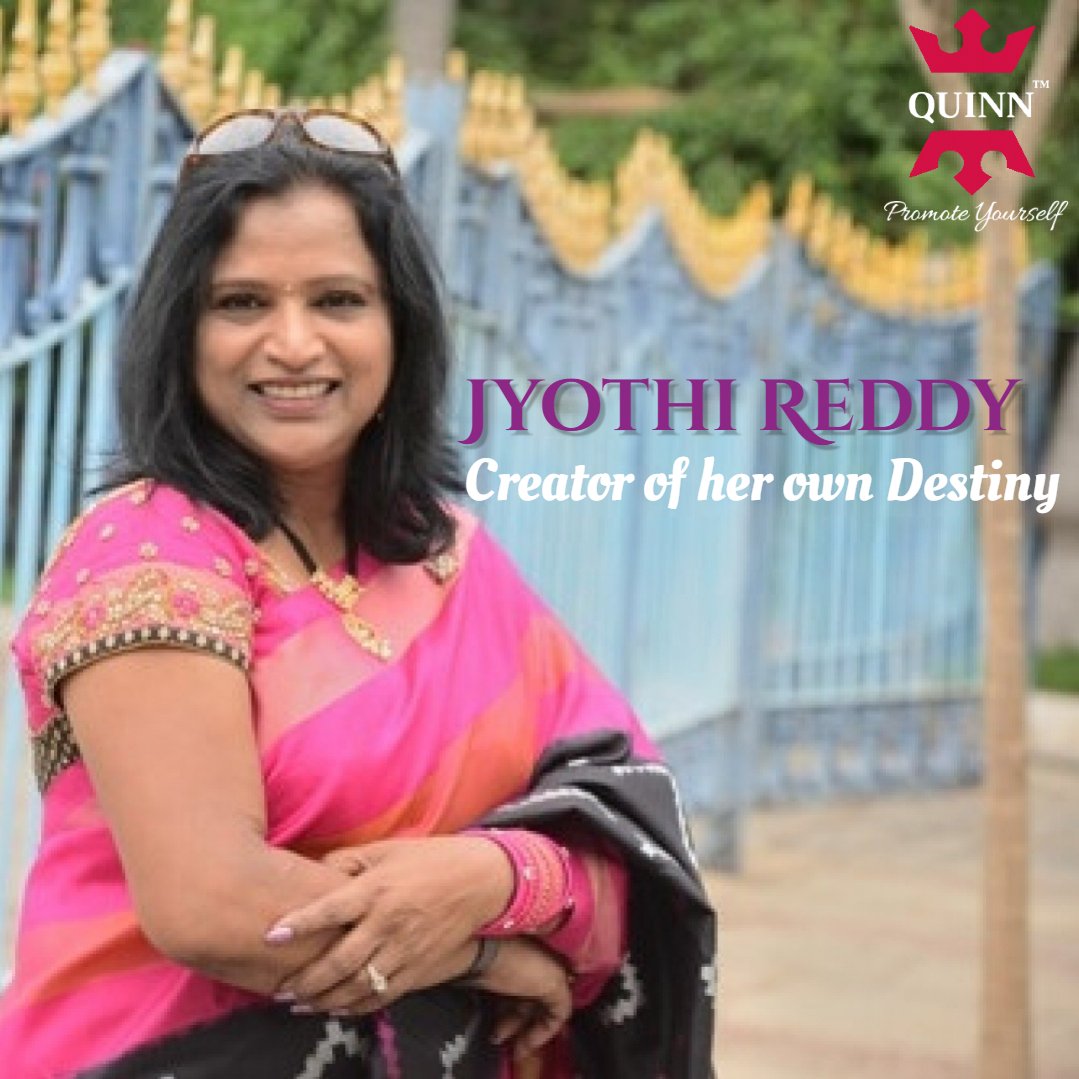 thequinnapp's tweet photo. #JyothiReddy is an Indian Entrepreneur &amp; the CEO of $15 million IT company based in US. She has an incredible story of making her own destiny with hard work &amp; persistence. 
#quinn hopes like Jyothi Reddy, every woman works hard towards making her dreams a reality.
#thequinnapp https://t.co/7j6eHVpJjp
