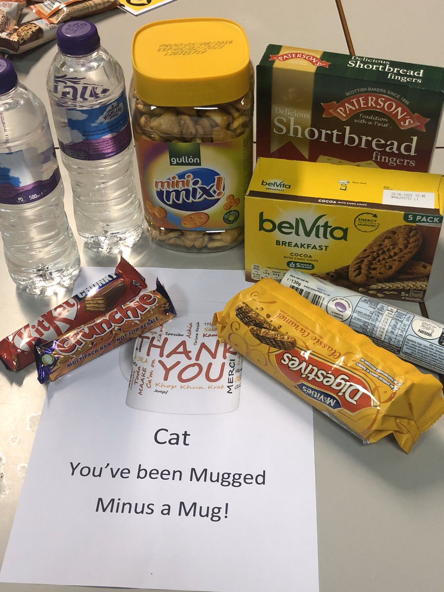 Thanks to my mugger! 😊#CHSwellbeing <a href="/CockshutHillSch/">Cockshut Hill School</a>